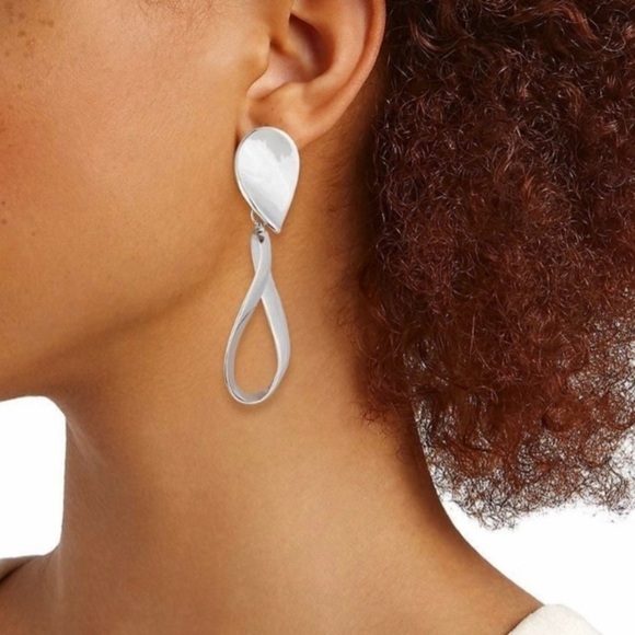 NEW Shashi Sterling Silver Drop Elianna Earrings - Picture 1 of 4
